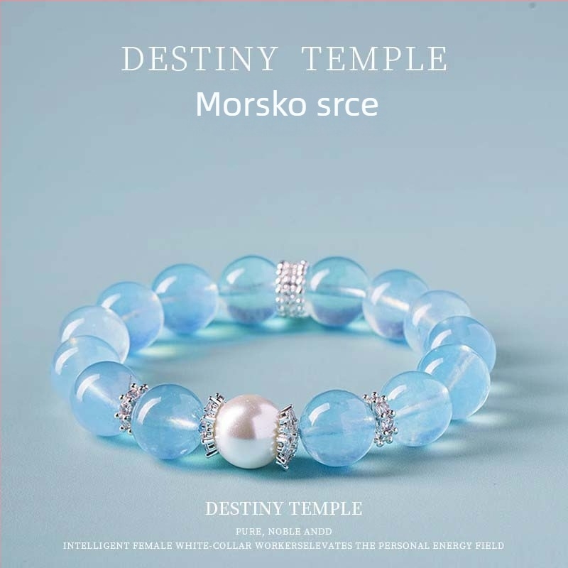 Crystal Wing narukvica od kristala, ručna izrada, minimalistički dizajn, stil: žene, svježa i slatka; materijal: kristal; oblik: drugi