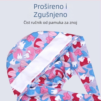 Pamučna operativna kapa, unisex, karikatura print, mogućnost ispisa logotipa, casual stil.
