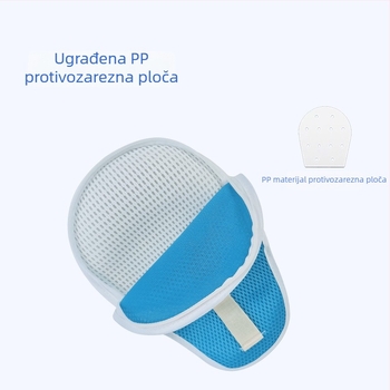 Rukavice za ograničavanje pokreta za ležeće starije osobe s demencijom — protiv ogrebotina, prozračne pamukaste, model 125, za ruke, infracrveno grijanje