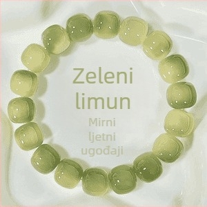 Narukvica s Bodhi perlama i Bodhi korijenom, unisex prirodni stil, 21 perli, individualno pakiranje