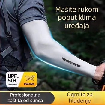 Ljetne rukavice za ruke s UV zaštitom, prozračni Ice Silk materijal, najlon >96%, za vožnju biciklom i automobilom