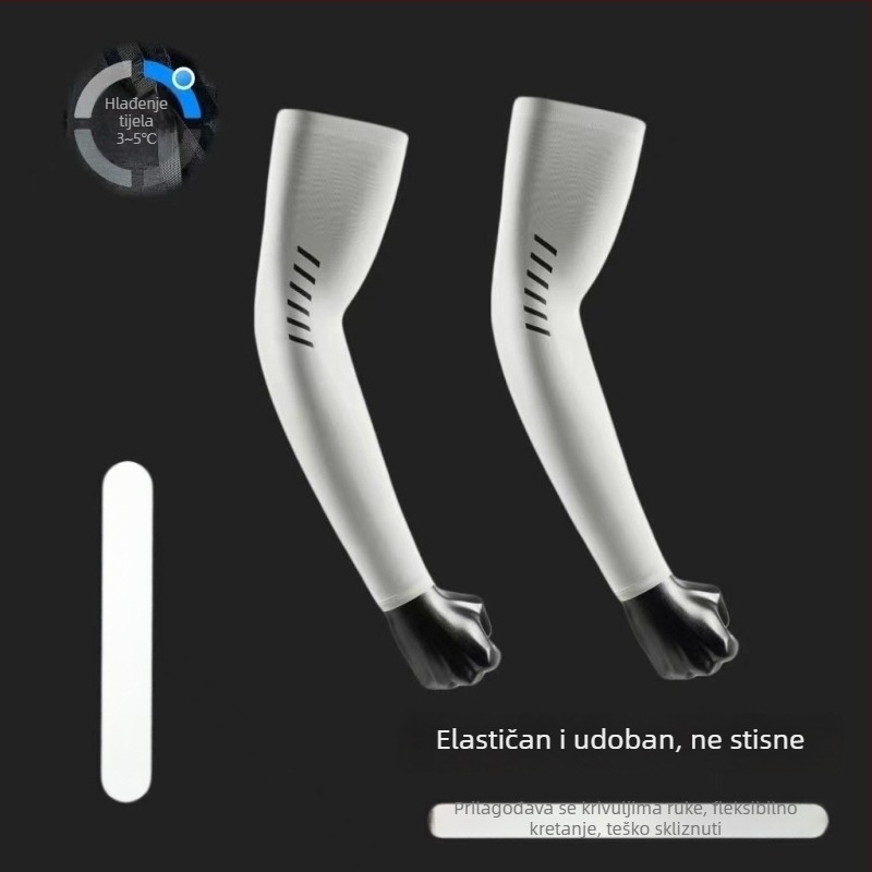 Ljetne rukavice za ruke s UV zaštitom, prozračni Ice Silk materijal, najlon >96%, za vožnju biciklom i automobilom