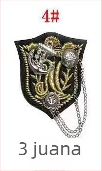 Broš-znak za uniformu – unisex stil, Princess serija, materijal plastika/smola, ugrađeni ornament, ručna izrada, mogućnost prilagodbe