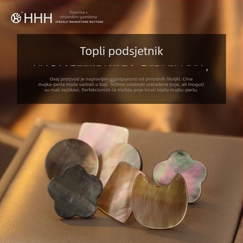 HHH FOR YOU Magnetska bezšivna kopča od prirodne školjke za odjeću – nevidljivo pričvršćivanje, fiksno, za pidžame, majice, košulje, kardigane i džempere