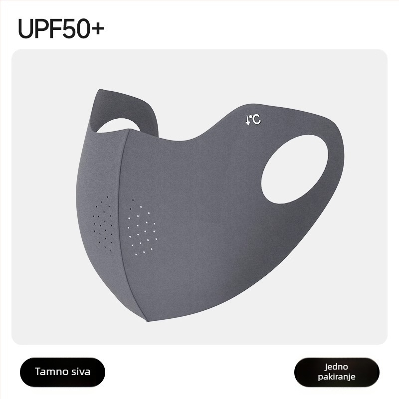 3D maska za lice, UV zaštita, anti-fog za naočale, Ice Silk hlađenje materijal, unisex