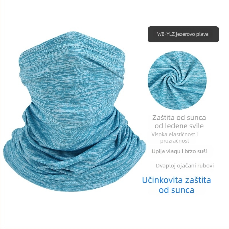 Maska za biciklizam s Ice Silk materijalom, Wolfdragon, unisex, za sve dobne skupine