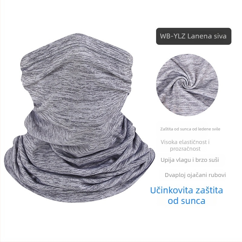 Maska za biciklizam s Ice Silk materijalom, Wolfdragon, unisex, za sve dobne skupine
