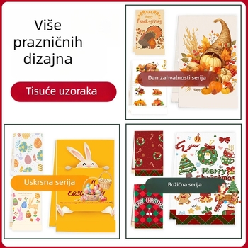 Prilagodljive mikrovlaknene ručnike s fotografijama, dvostrano otisnuti božićni ručnici, 100d pređa, težina 50–80 g, šivanje i tiskanje