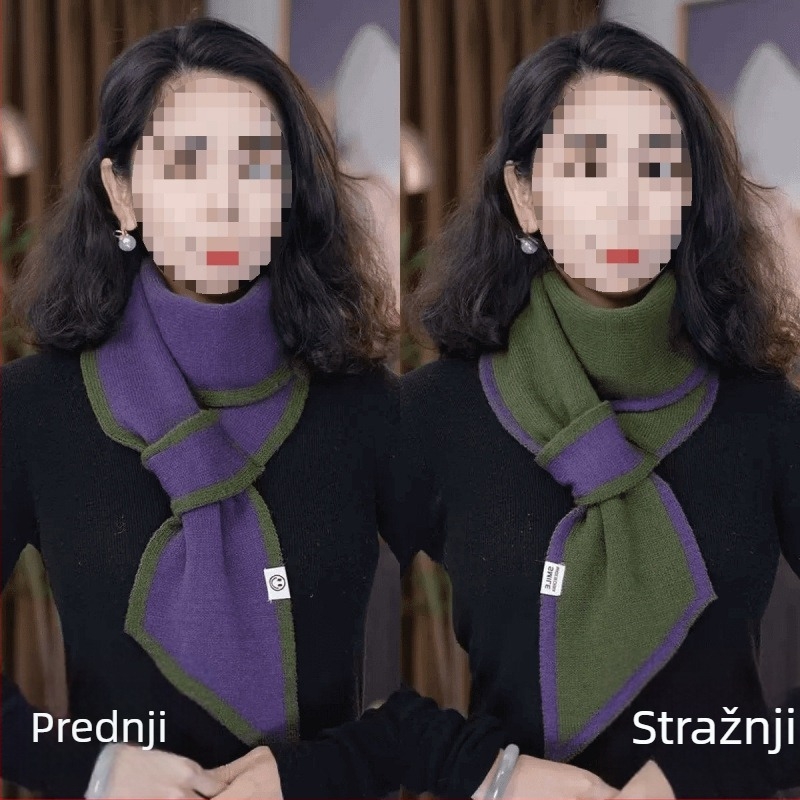 Šal za vrat - Všestrani dodatak za šal, Na skladištu, Proljeće, Izdanje ljeta 2021 (Na skladištu, Dodatak šala, Materijal: Drugo, Za proljeće, Izdanje ljeta 2021)