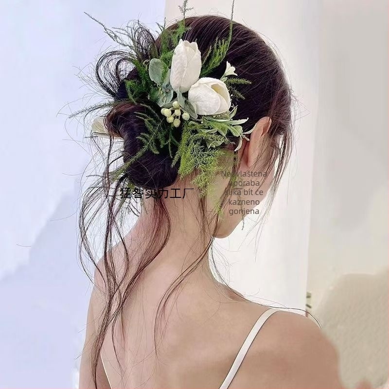 Dječje ukosnice za kosu | Motiv biljaka i cvijeća | Plastika | Etnoski stil | Proljeće 2025