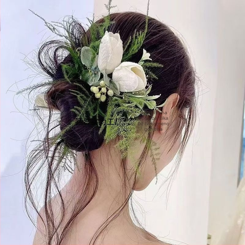 Dječje ukosnice za kosu | Motiv biljaka i cvijeća | Plastika | Etnoski stil | Proljeće 2025