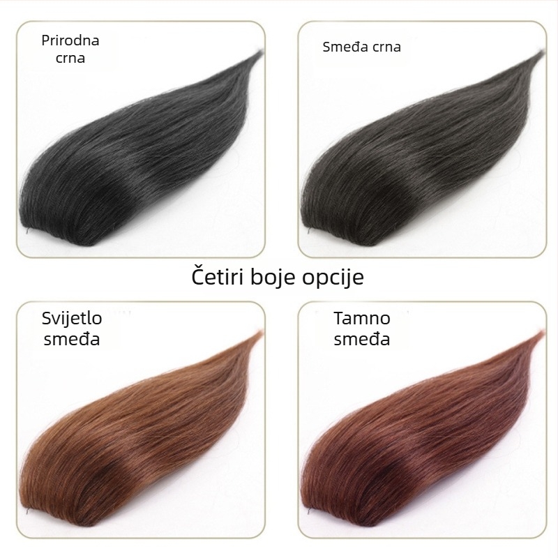 Podložak za periku za volumen, ravna kosa, žica visoke temperature, mehaničko pričvršćivanje, nije pogodno za vruće bojanje