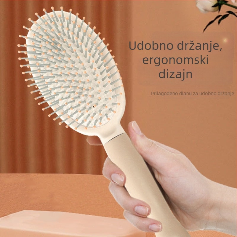 Ženska četka za kosu s zračnim jastučićem, za žene, pogodna za dugu i kovrčavu kosu, masaža vlasišta, kućna upotreba • ABS materijal • podrijetlo Ningbo • nije uvoz