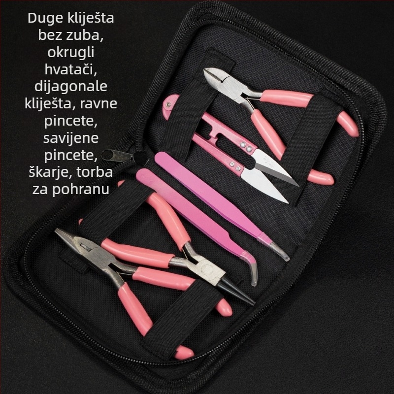 Klešta za izradu nakita za naušnice, nehrđajući čelik, obrada vezenjem, proljeće 2025