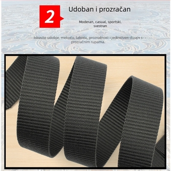 Najlon pojas za muškarce, taktički vanjski, s automatskom plastičnom kopčom – širina 2-4 cm, stil All-Match