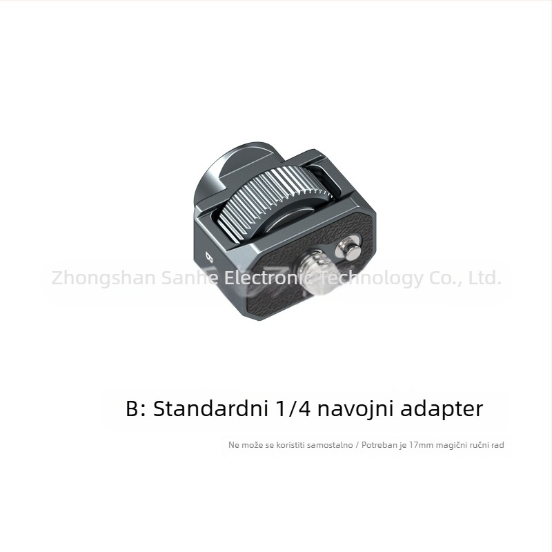 LEAPLIGHT Metalni Čarobni Držač, Proširivi, Univerzalni Stalni Držač za Pametne Telefone, Tablete i Kamere — Legura