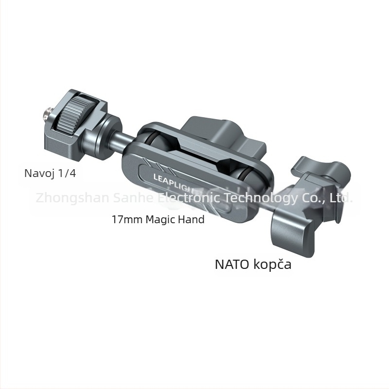 LEAPLIGHT Metalni Čarobni Držač, Proširivi, Univerzalni Stalni Držač za Pametne Telefone, Tablete i Kamere — Legura