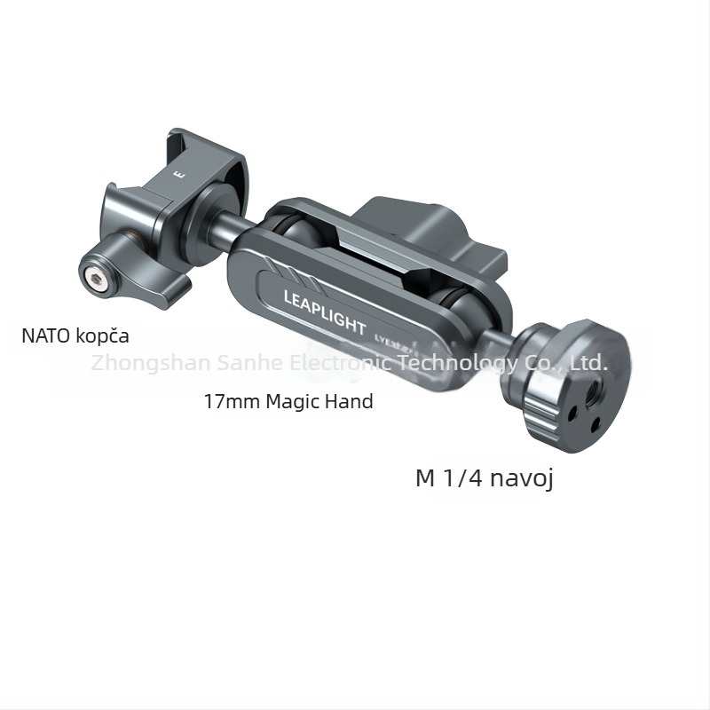 LEAPLIGHT Metalni Čarobni Držač, Proširivi, Univerzalni Stalni Držač za Pametne Telefone, Tablete i Kamere — Legura