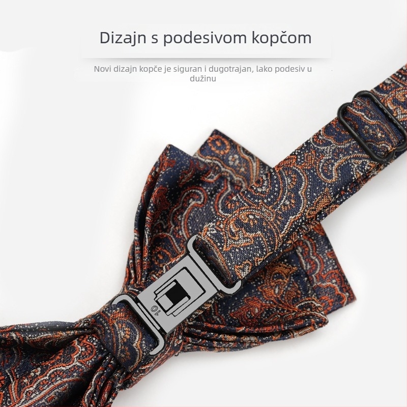 Muški svadbeni papion, 100% poliester, stil papion, za odrasle, ljeto 2024