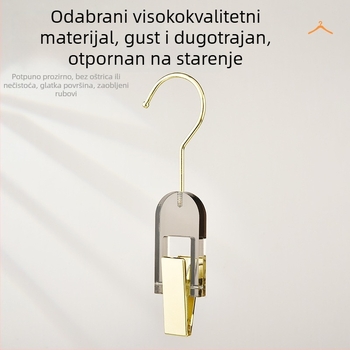 Klip za pohranu – akril, pakiranje 100 kom, stil Light Luxury, 2020