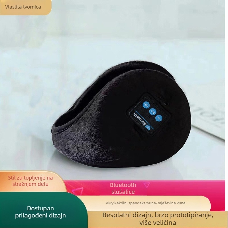 Bluetooth grijaće uši, podesivi stražnji dizajn, glazba, zimska toplina