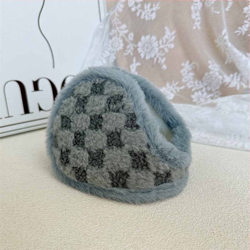 Zimske earmuffs od pliša, stražnja montaža, minimalistički dizajn, unisex, odrasli, za vanjsku upotrebu