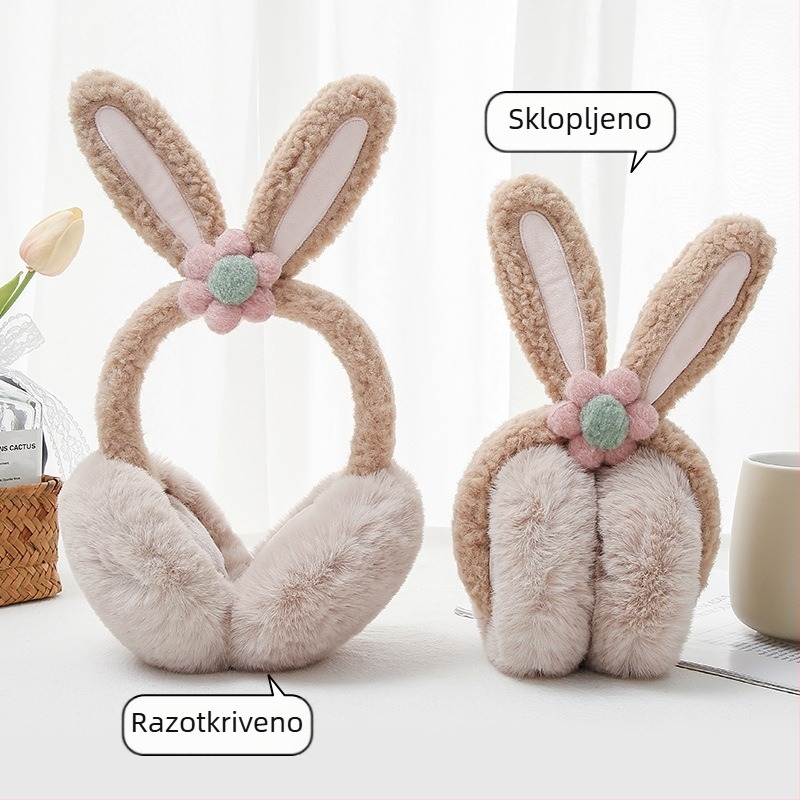 Zimske plišane zaštitne maskice za uši – otporne na vjetar i tople za djevojčice i žene