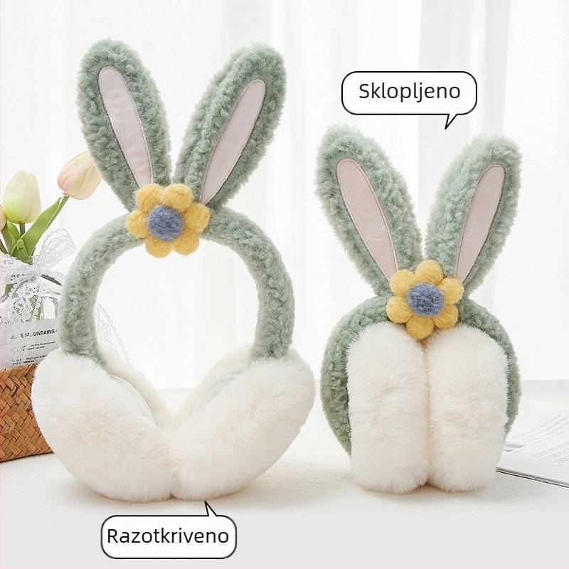 Zimske plišane zaštitne maskice za uši – otporne na vjetar i tople za djevojčice i žene