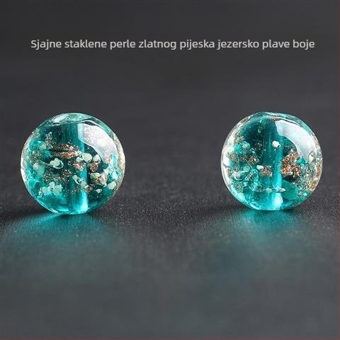 Svijetle staklene perle za DIY nakit, slobodne perle, marka Yujie colored glaze, Proljeće 2021