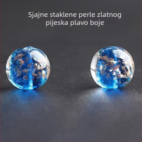 Svijetle staklene perle za DIY nakit, slobodne perle, marka Yujie colored glaze, Proljeće 2021