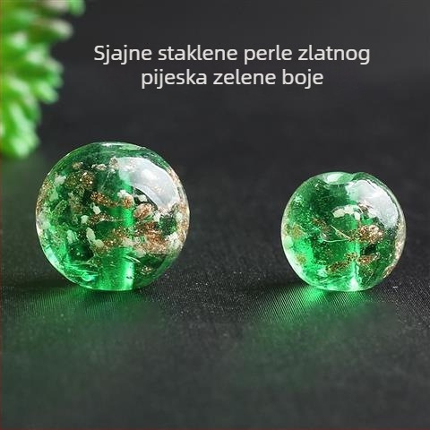 Svijetle staklene perle za DIY nakit, slobodne perle, marka Yujie colored glaze, Proljeće 2021