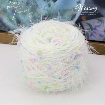 Pređa za ručno pletenje: miješana, worsted-spun, oblik pređe