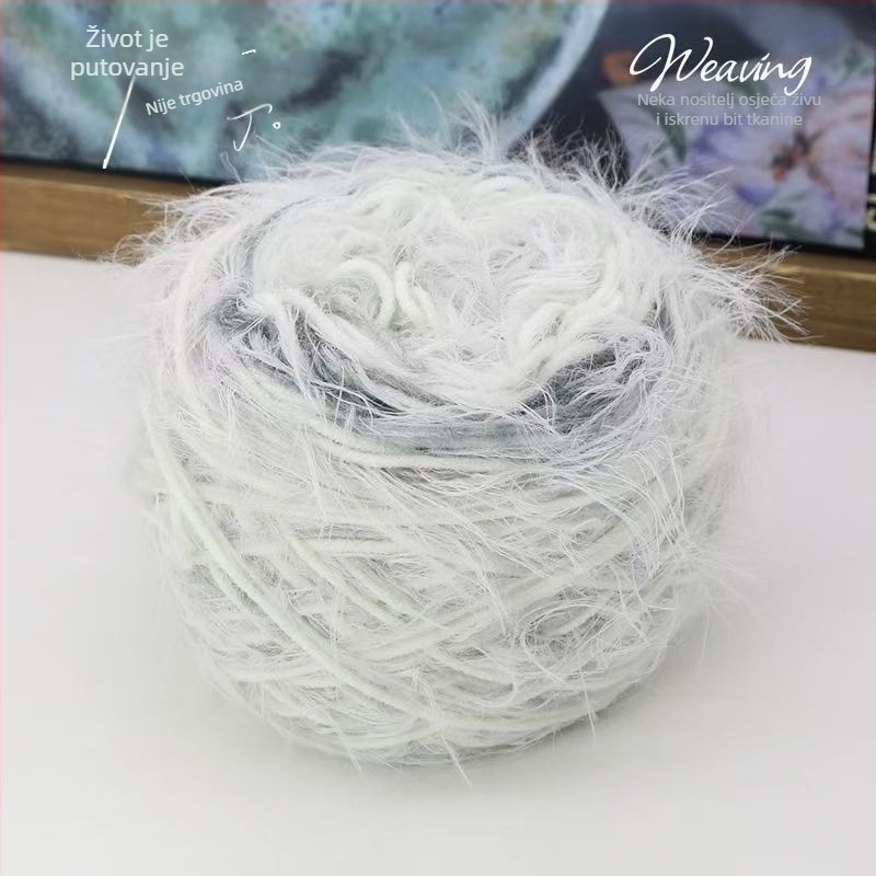 Pređa za ručno pletenje: miješana, worsted-spun, oblik pređe