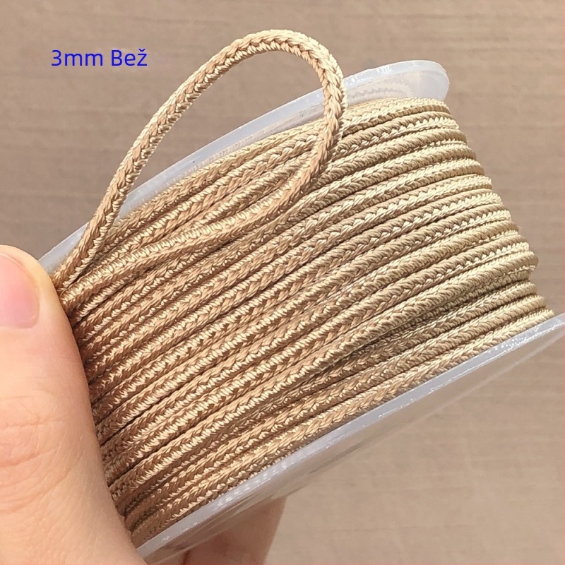 Ruyi konac za jade privjesak, ručno izrađeno, tkan, s perlicama