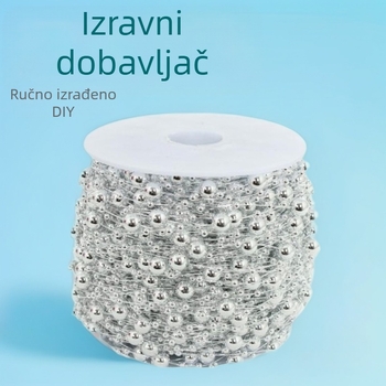 Lakirane perle za DIY nakit – ručno izrađeni dodatak za kosu za vjenčanje i Božić, materijal: plastika/smola, završna obrada: lak, stil: Insta stil, uzorak: plemenito, brend Auspicious