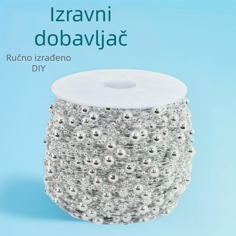 Lakirane perle za DIY nakit – ručno izrađeni dodatak za kosu za vjenčanje i Božić, materijal: plastika/smola, završna obrada: lak, stil: Insta stil, uzorak: plemenito, brend Auspicious