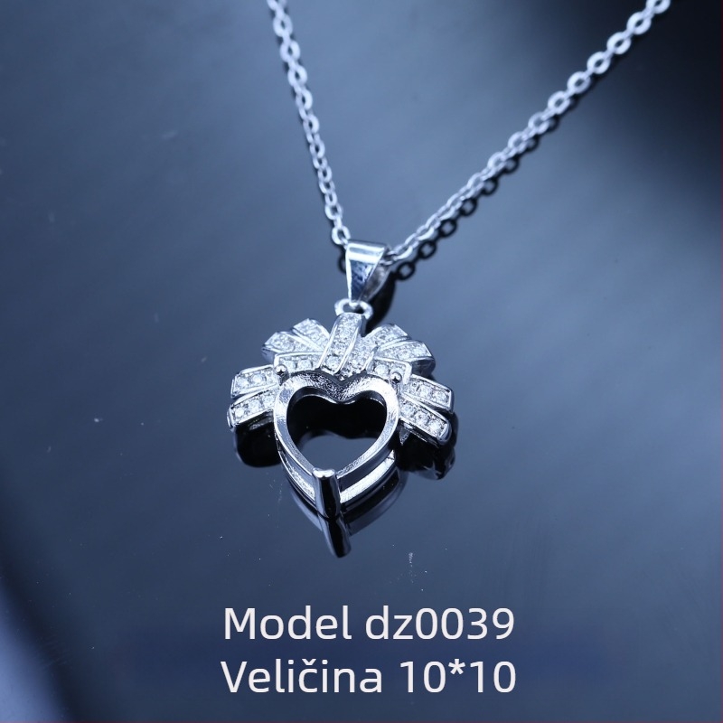 Viseći lanac sa dvanaest znakova zodijaka, prazan privjesak, 10×10 mm, novi model