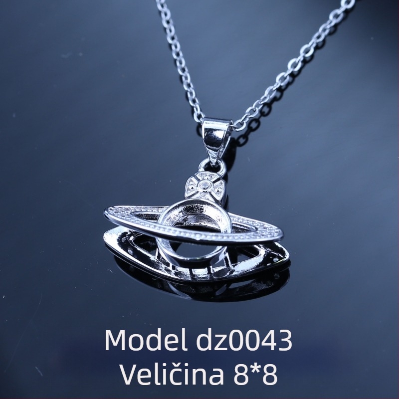 Viseći lanac sa dvanaest znakova zodijaka, prazan privjesak, 10×10 mm, novi model