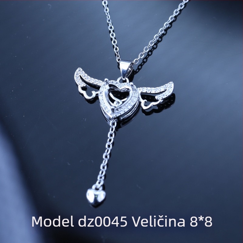 Viseći lanac sa dvanaest znakova zodijaka, prazan privjesak, 10×10 mm, novi model