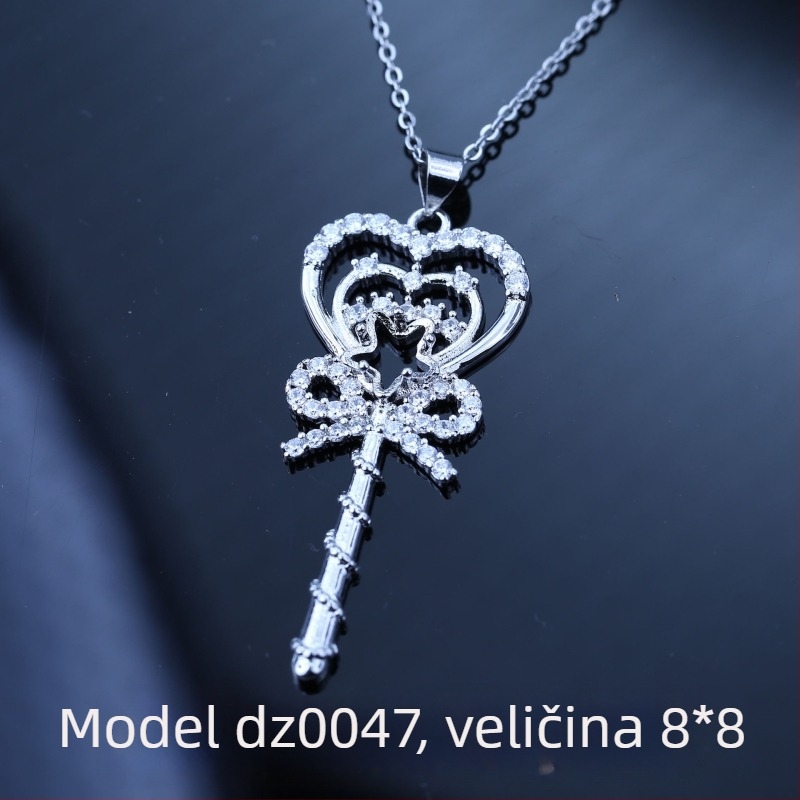 Viseći lanac sa dvanaest znakova zodijaka, prazan privjesak, 10×10 mm, novi model