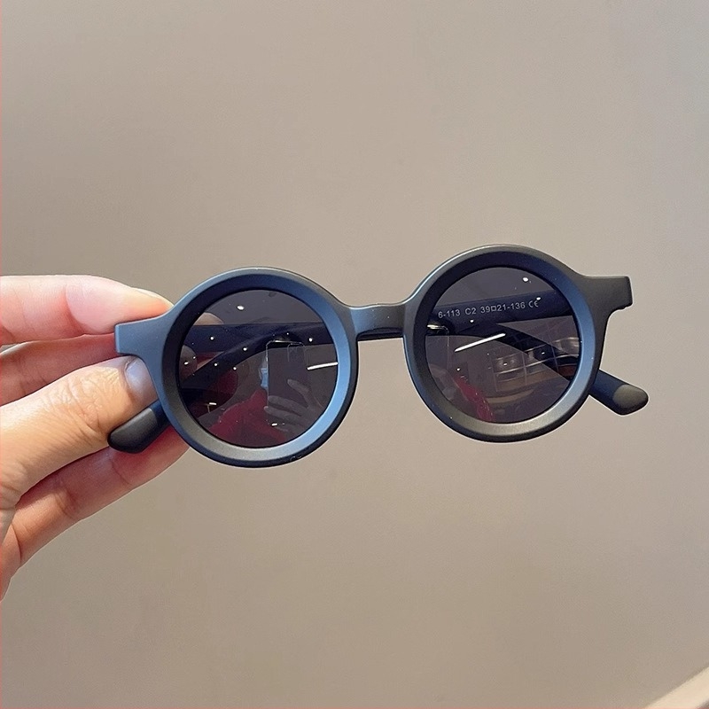 Dječje sunčane naočale za bebe s kružnim okvirom, polarizirane UV400, TAC leće, okvir od TPEE