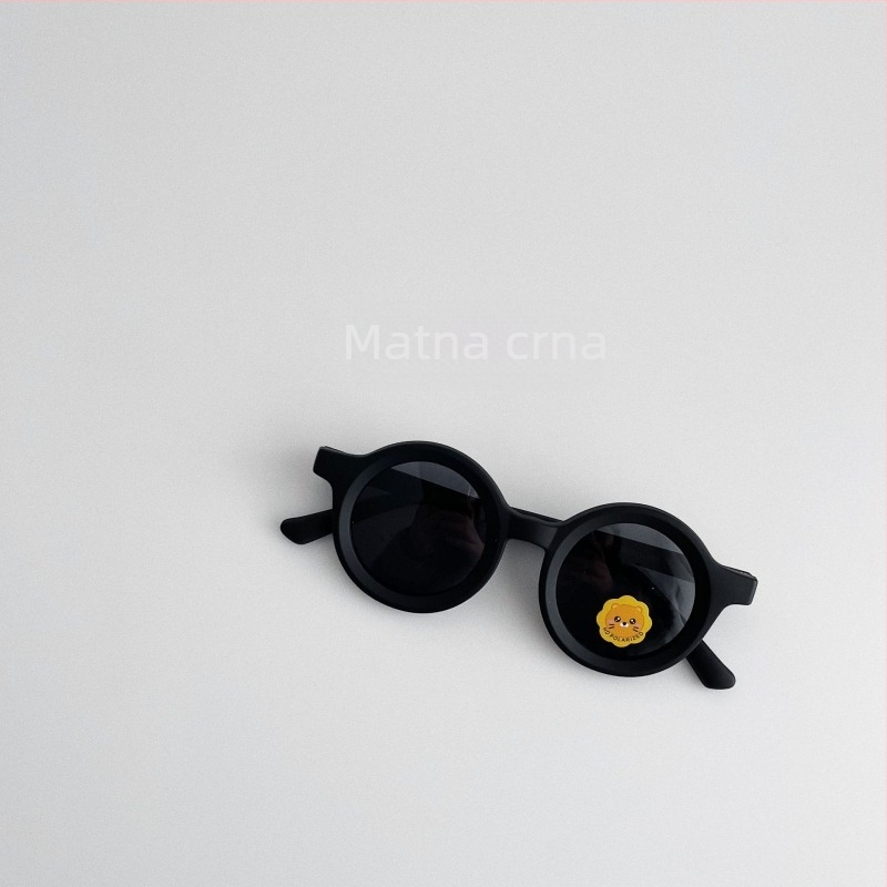 Dječje sunčane naočale za bebe s kružnim okvirom, polarizirane UV400, TAC leće, okvir od TPEE