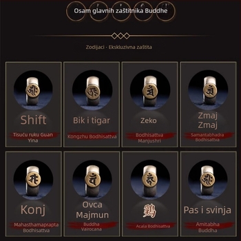 Bodhi Vajra narukvica od bodijevih perli - geometrijska, ručno izrađena, unisex, kineski stil, 21 perla