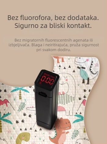 Jednokratna dječja pregačica za jelo, vodootporna, protiv prljavštine, s karikaturnim uzorkom, od netkanog materijala