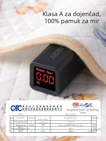 Baveta za bebe od 100% pamuka, upija i brzo suši, antibakterijska 10a, za dojenčad i djecu do 6 godina