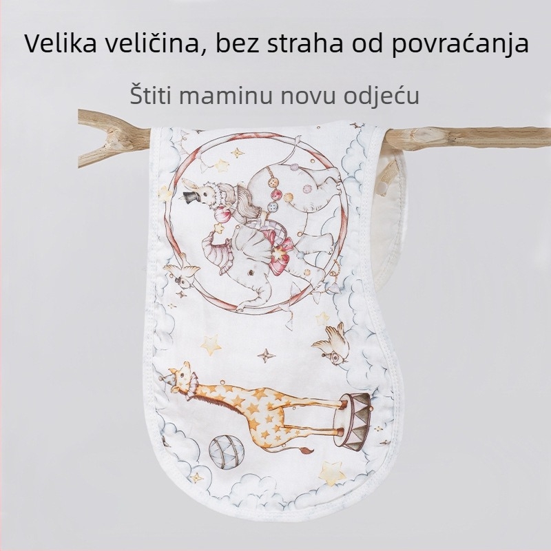 Ručnik za podrigivanje za novorođenče - bambusova vlakna, jednostavna tkanina, 50–80 g, Ručnik za bebe