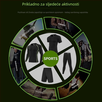 Unisex set za skijanje - s flis podstavom, brzo sušenje, održava toplinu, tkanina i podstava od mješavine kemijskih vlakana