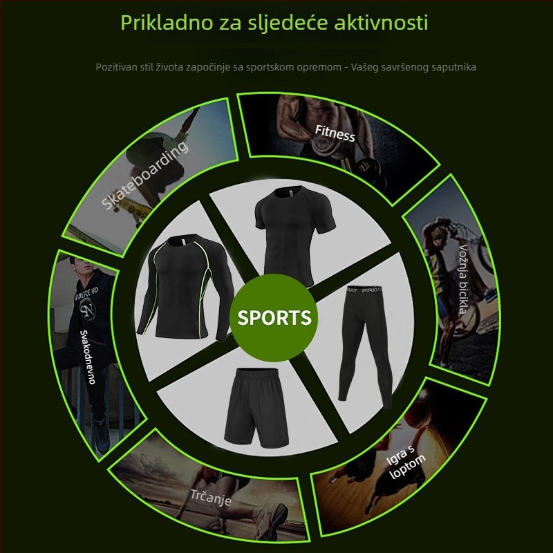 Unisex set za skijanje - s flis podstavom, brzo sušenje, održava toplinu, tkanina i podstava od mješavine kemijskih vlakana