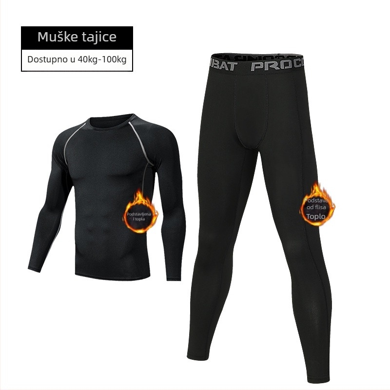 Unisex set za skijanje - s flis podstavom, brzo sušenje, održava toplinu, tkanina i podstava od mješavine kemijskih vlakana