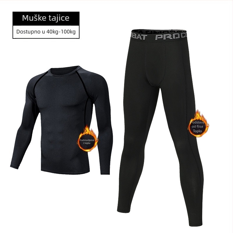 Unisex set za skijanje - s flis podstavom, brzo sušenje, održava toplinu, tkanina i podstava od mješavine kemijskih vlakana